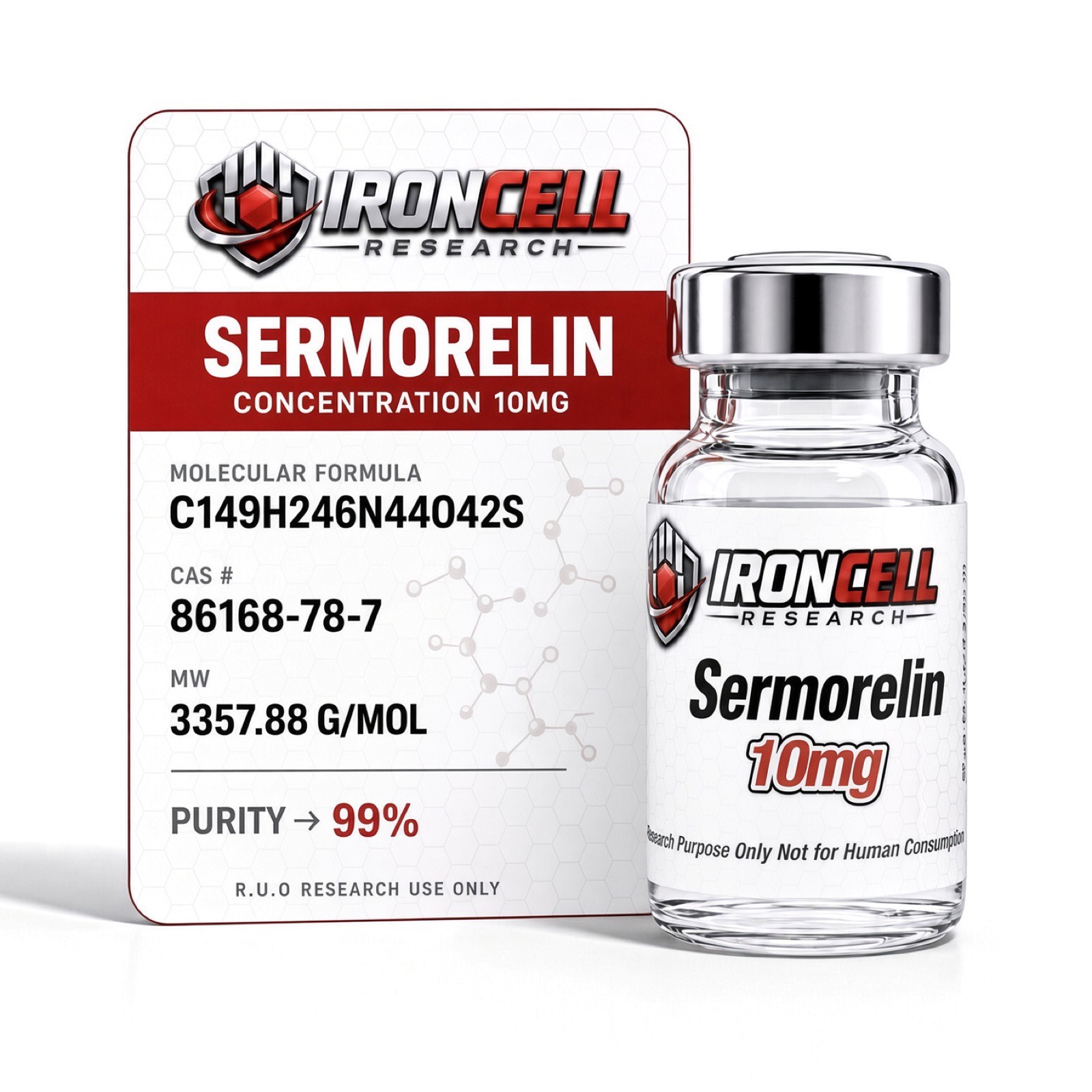 Sermorelin research compound